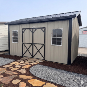 10x16 Garden Shed Metal Sided