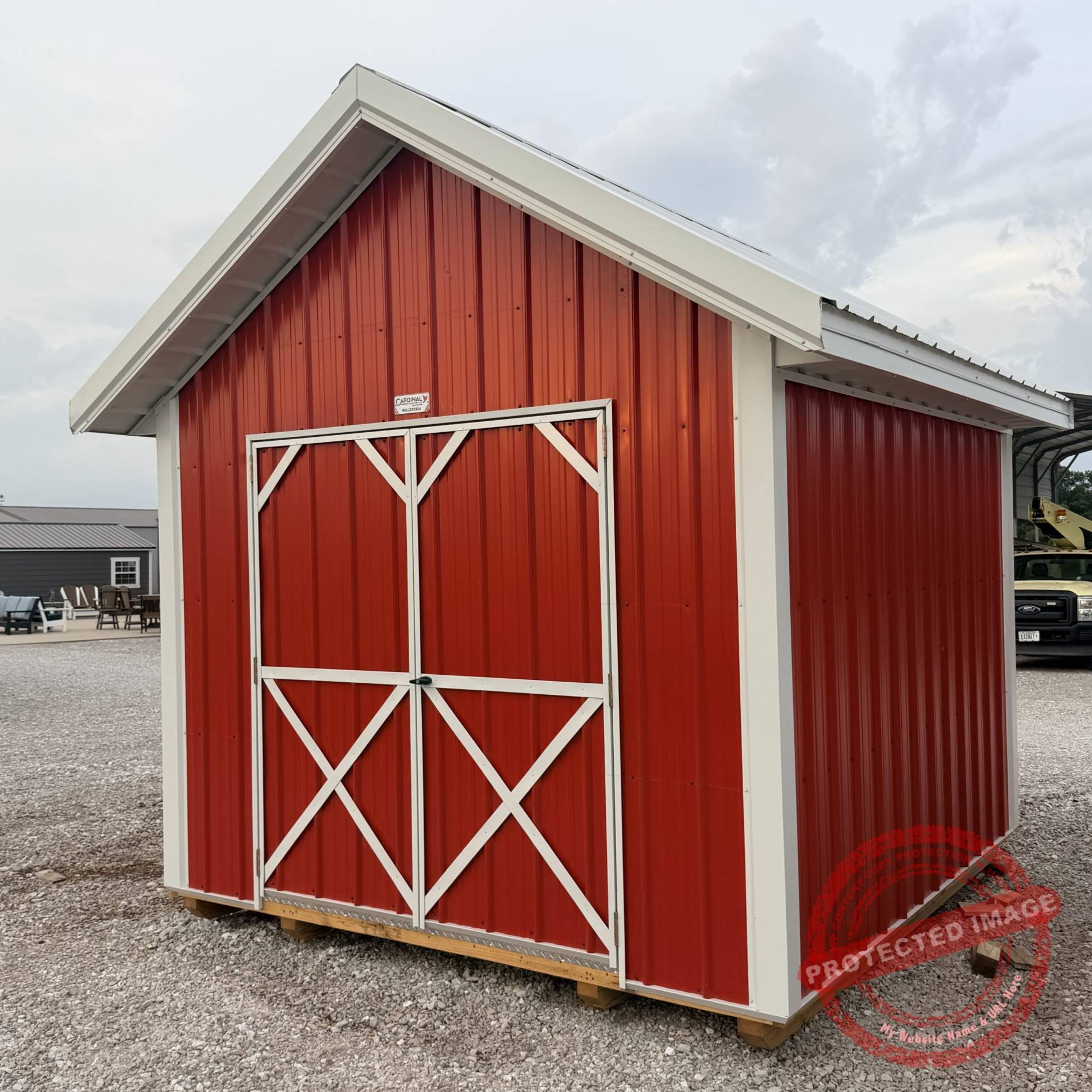 10x10 Victorian in Classic Red $5296.00